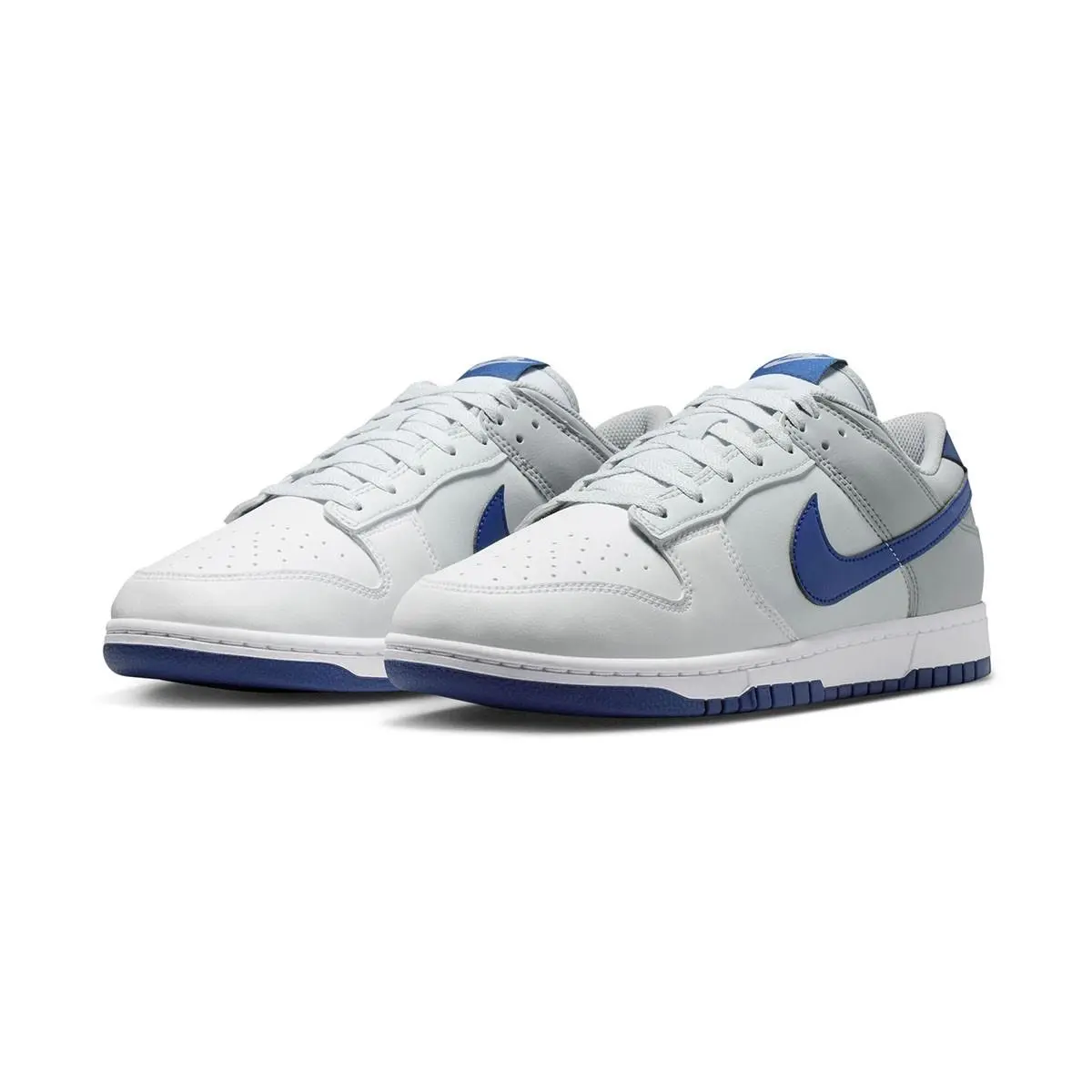Mens Nike Dunk Low Retro White/deep Royal HF5441-118-SIZE 7.5 - WHITE/DEEP ROYAL-PURE PLATINUM-WOLF GREY