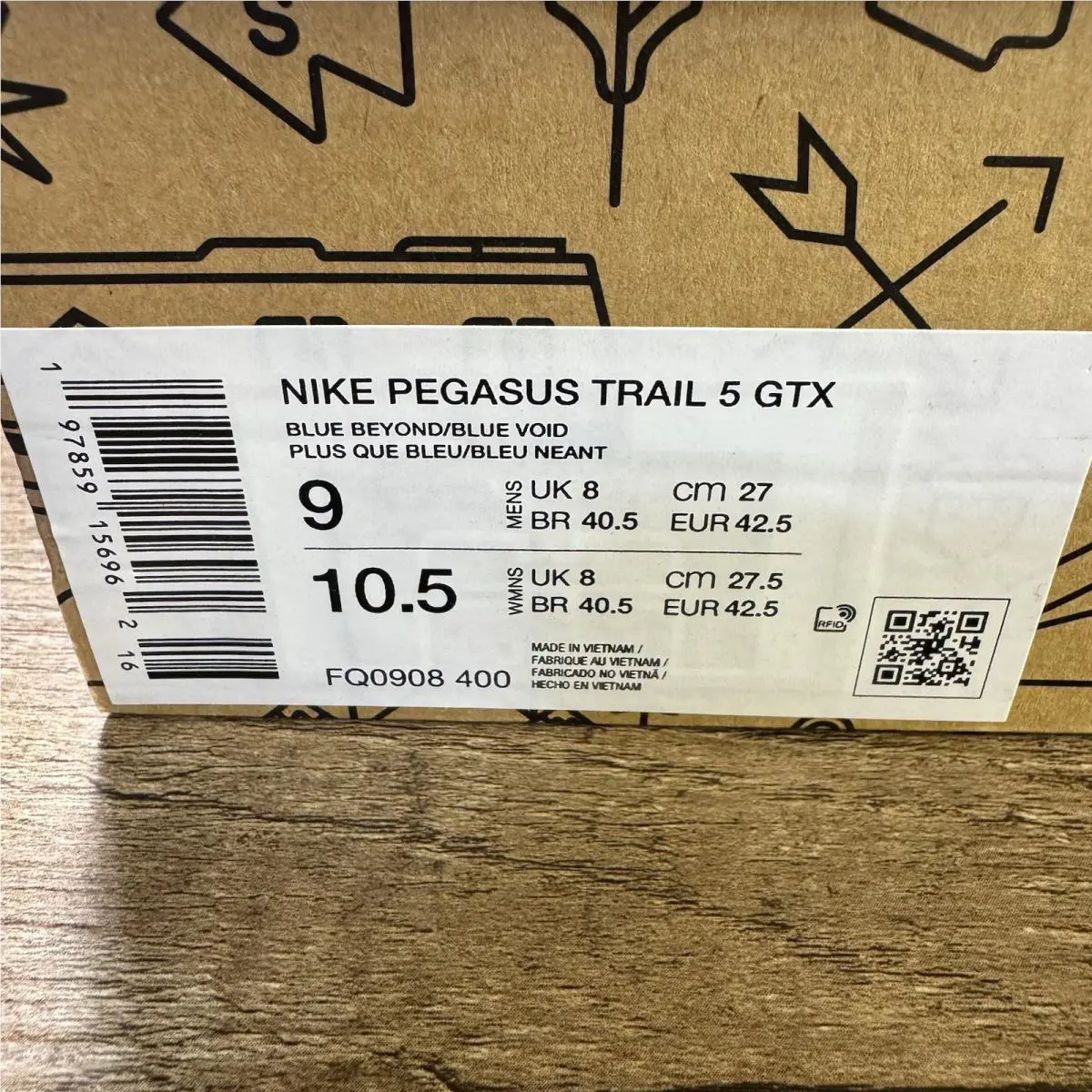 Nike shoes - Nike Pegasus Trail - Pegasus Trail - FQ0908-400 - Blue 0