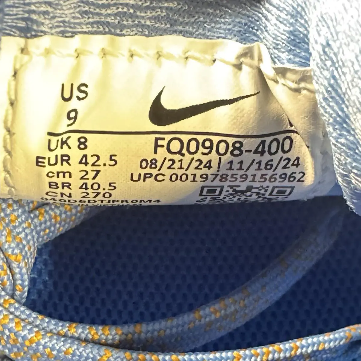 Nike shoes - Nike Pegasus Trail - Pegasus Trail - FQ0908-400 - Blue 4
