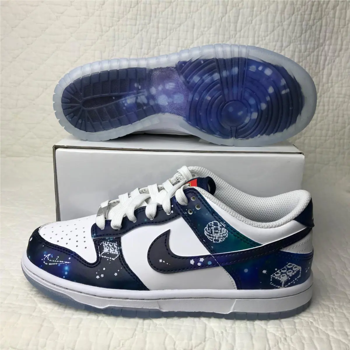 Nike shoes - Nike Dunk Low - Dunk Low - IM1448 100 - White/Multi Color-Brave Blue (UPC: 198487260571) 2