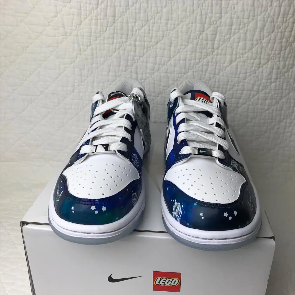 Nike shoes - Nike Dunk Low - Dunk Low - IM1448 100 - White/Multi Color-Brave Blue (UPC: 198487260571) 3