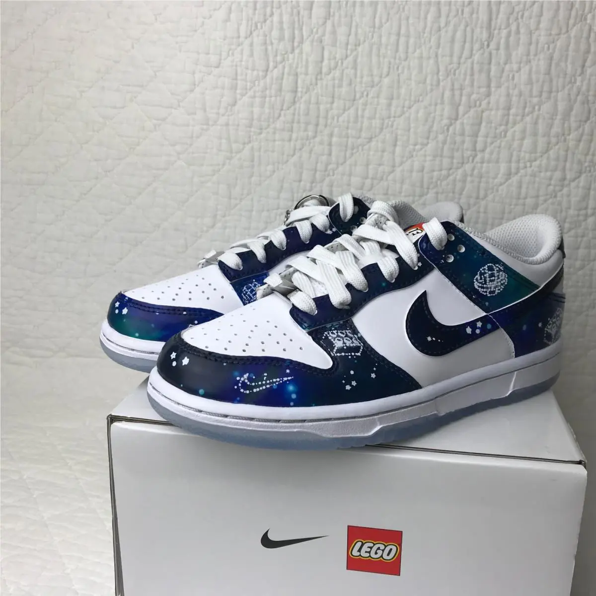 Nike shoes - Nike Dunk Low - Dunk Low - IM1448 100 - White/Multi Color-Brave Blue (UPC: 198487260571) 5