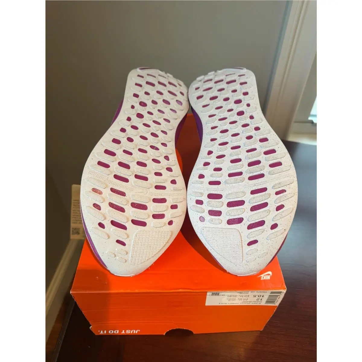 Nike shoes - Nike ReactX Infinity Run - ReactX Infinity Run - DR2670-108 - White Hot Fuchsia Metallic Bronze (UPC: 197600696952) 12
