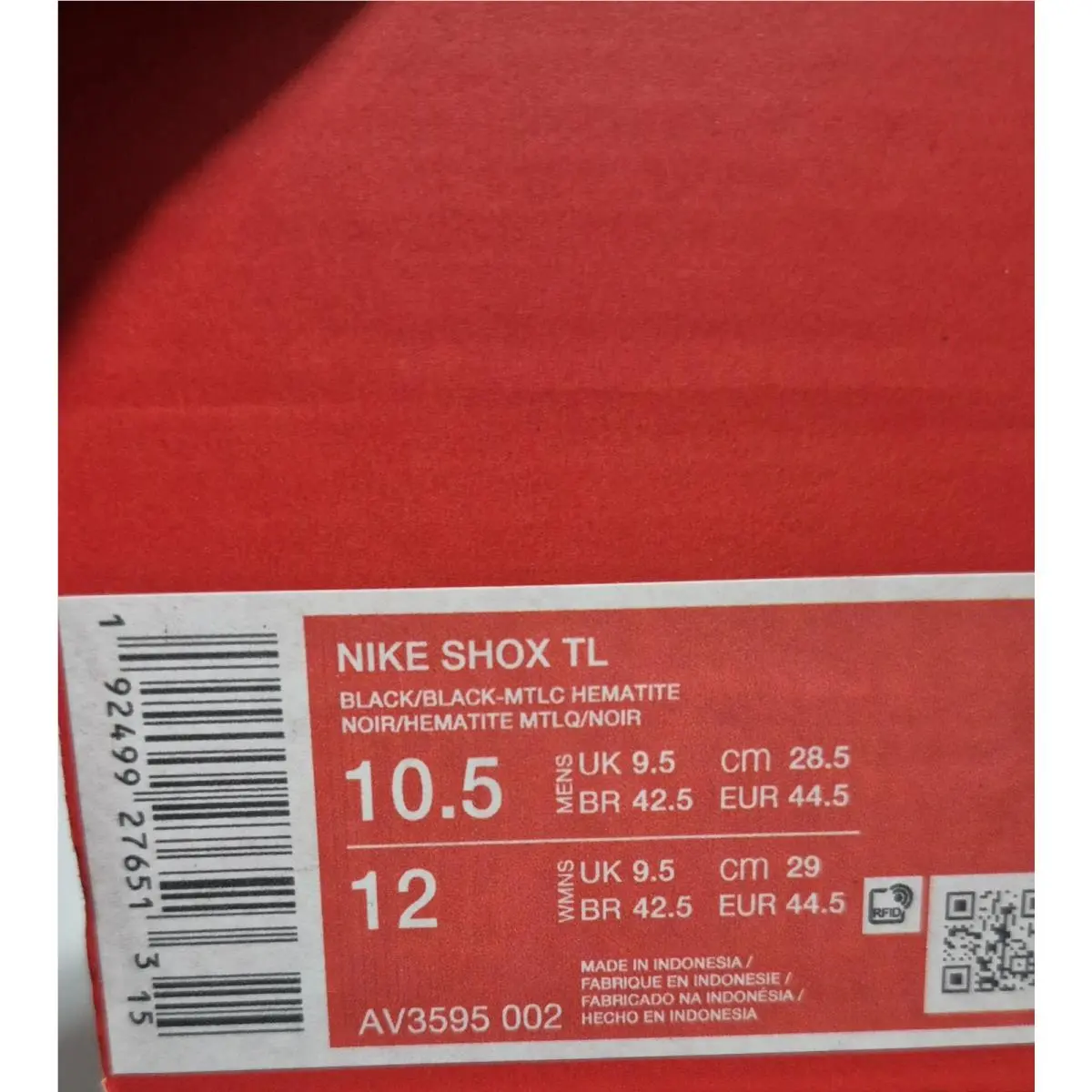 Nike shoes - Nike Shox TL - Shox - AV3595-002 - Black 5