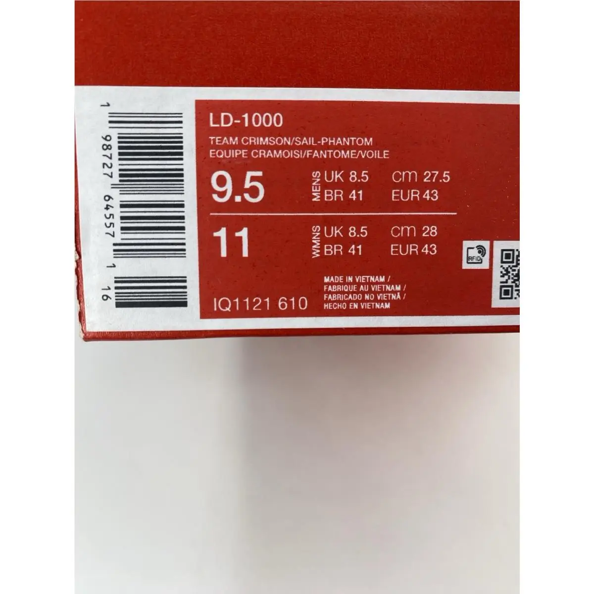 Nike shoes - Nike LD-1000 - IQ1121 610 - Team Crimson/Sail-Phantom (UPC: 198727645571) 8