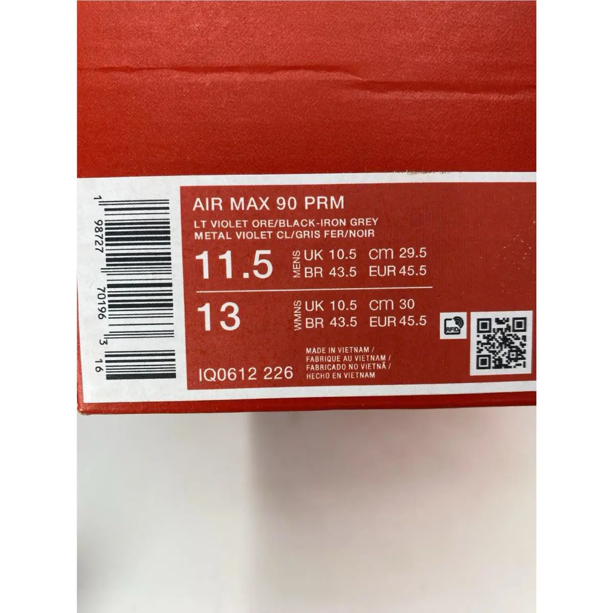 Nike shoes - Nike Air Max 90 - Air Max - IQ0612-226 - Black (UPC: 198727701963) 8