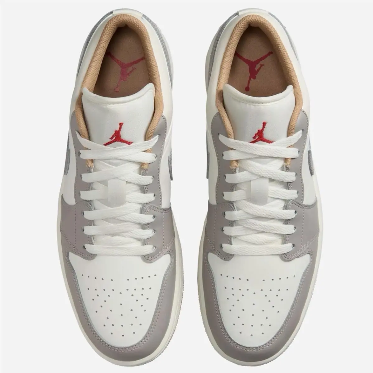 Nike shoes - Nike Air Jordan 1 Low - 553558-169 - Gray (UPC: 0198482164539) 2