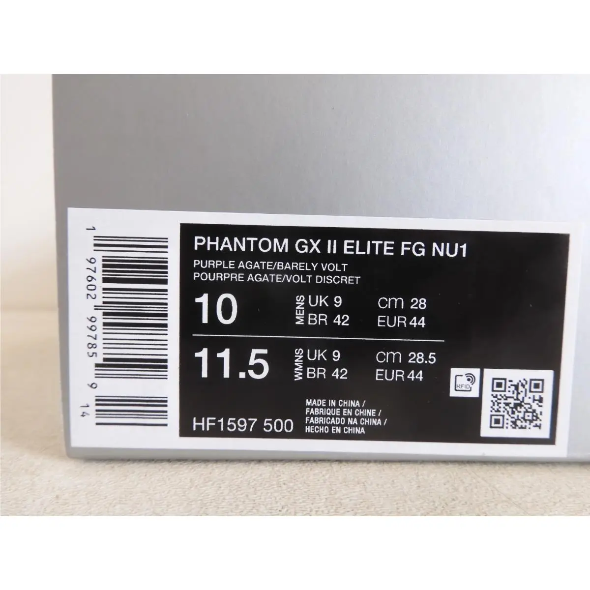 Nike shoes - Nike Phantom GX Elite - Phantom Elite - HF1597-500 - Purple (UPC: 00197593739759) 5