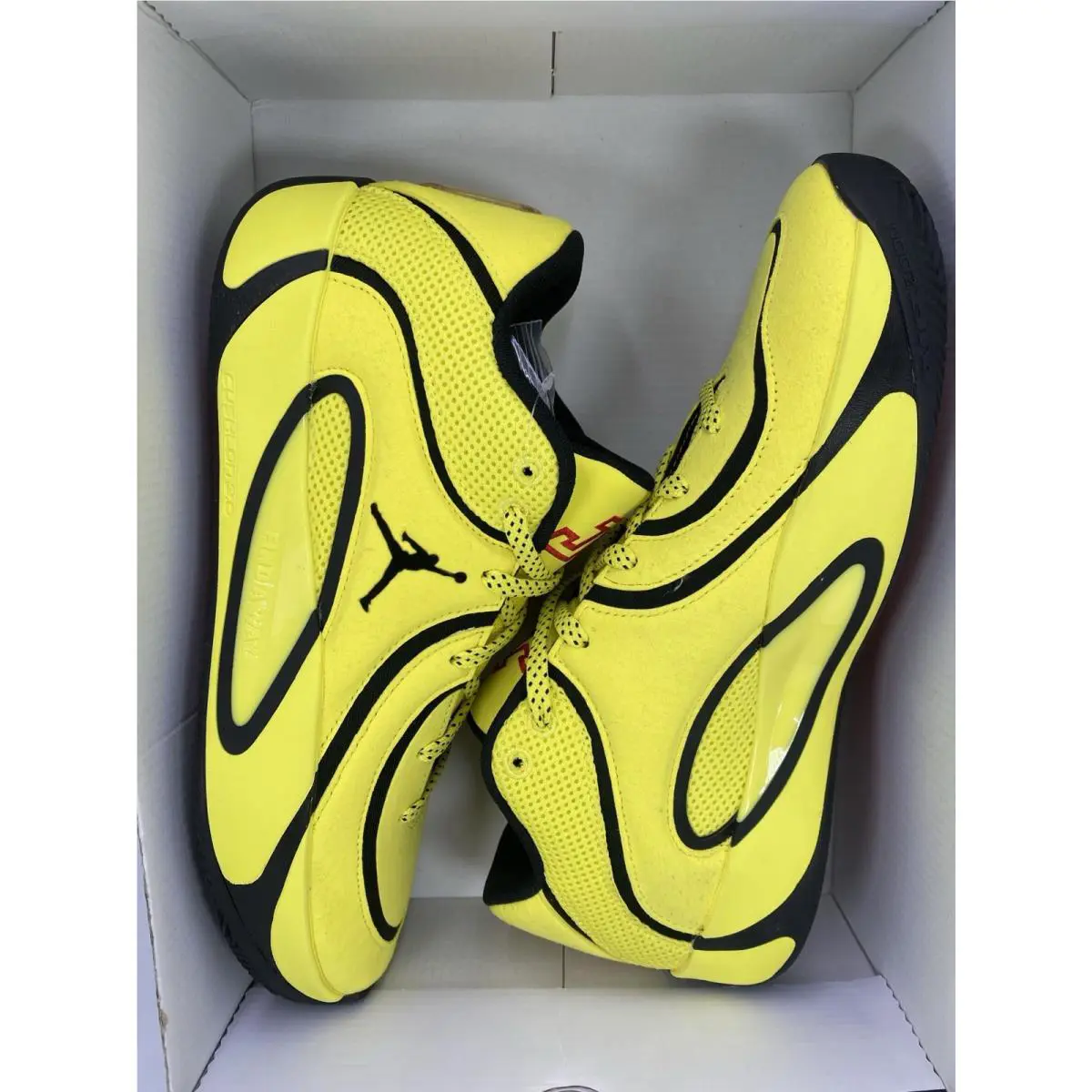 Nike shoes - Air Jordan 4 - Air - HQ4614 700 - Yellow/Black (UPC: 00198726542871) 7