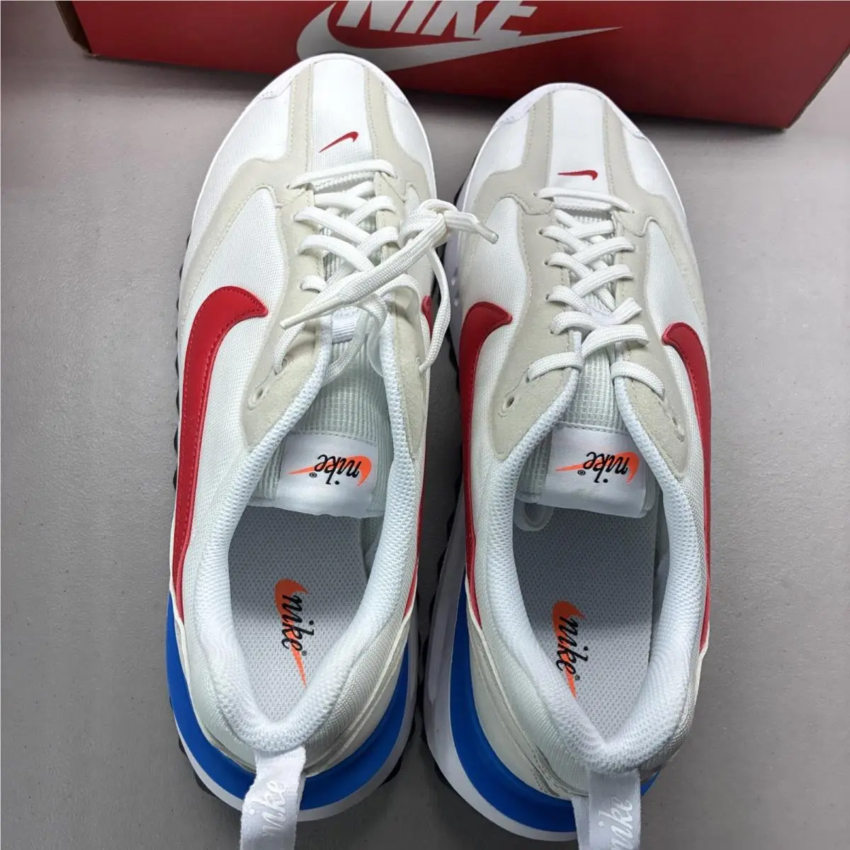 Nike shoes - Nike Air Max Dawn - Air Max Dawn - DM0013-100 - White Blue Red 3