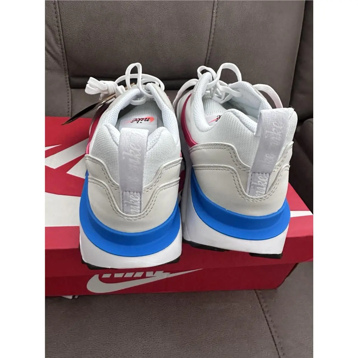 Nike shoes - Nike Air Max Dawn - Air Max Dawn - DM0013 100 - White/Red/Photo Blue 2