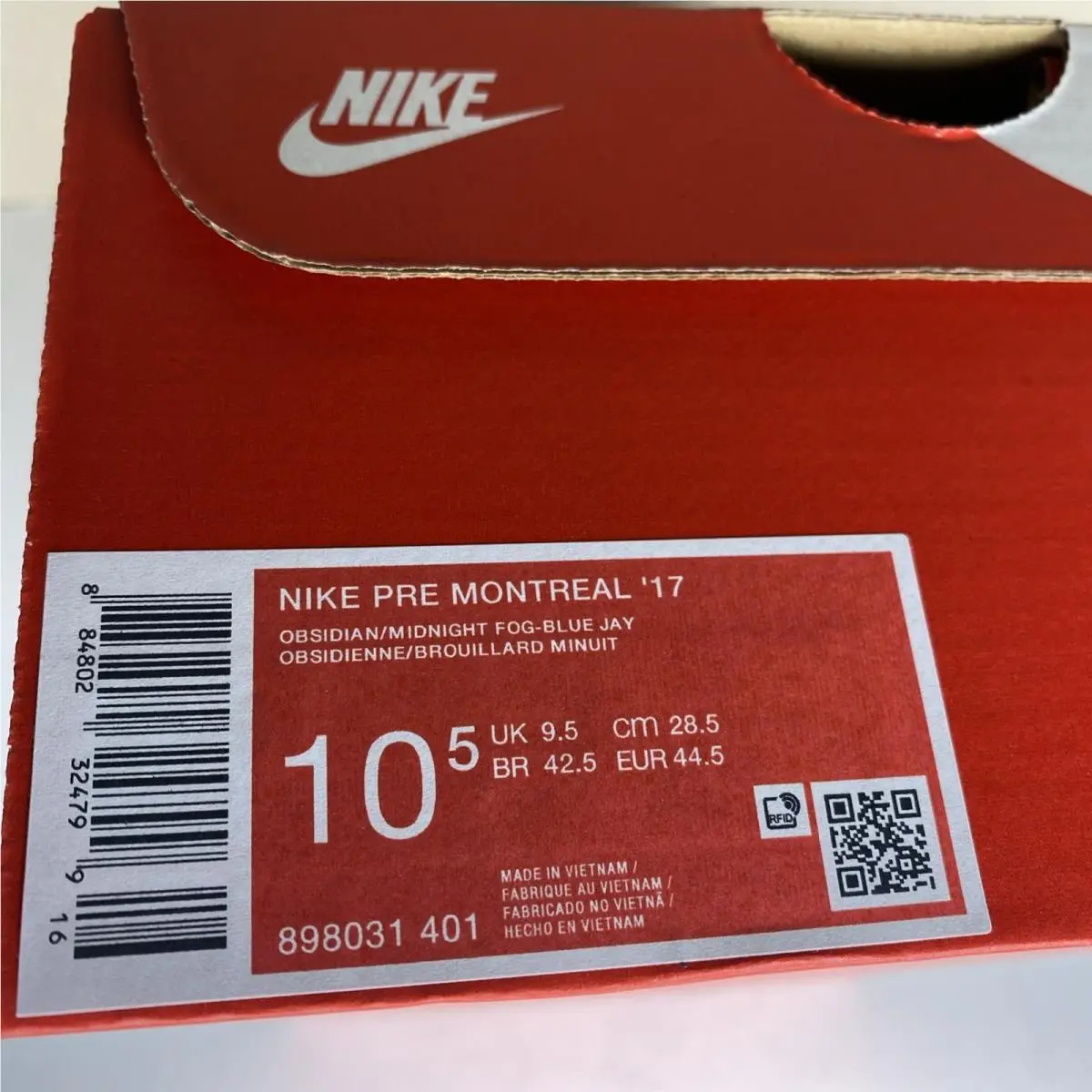 Nike shoes - Nike Pre Montreal 17 - Pre Montreal - 898031-401 - Blue (UPC: 0884802324799) 5