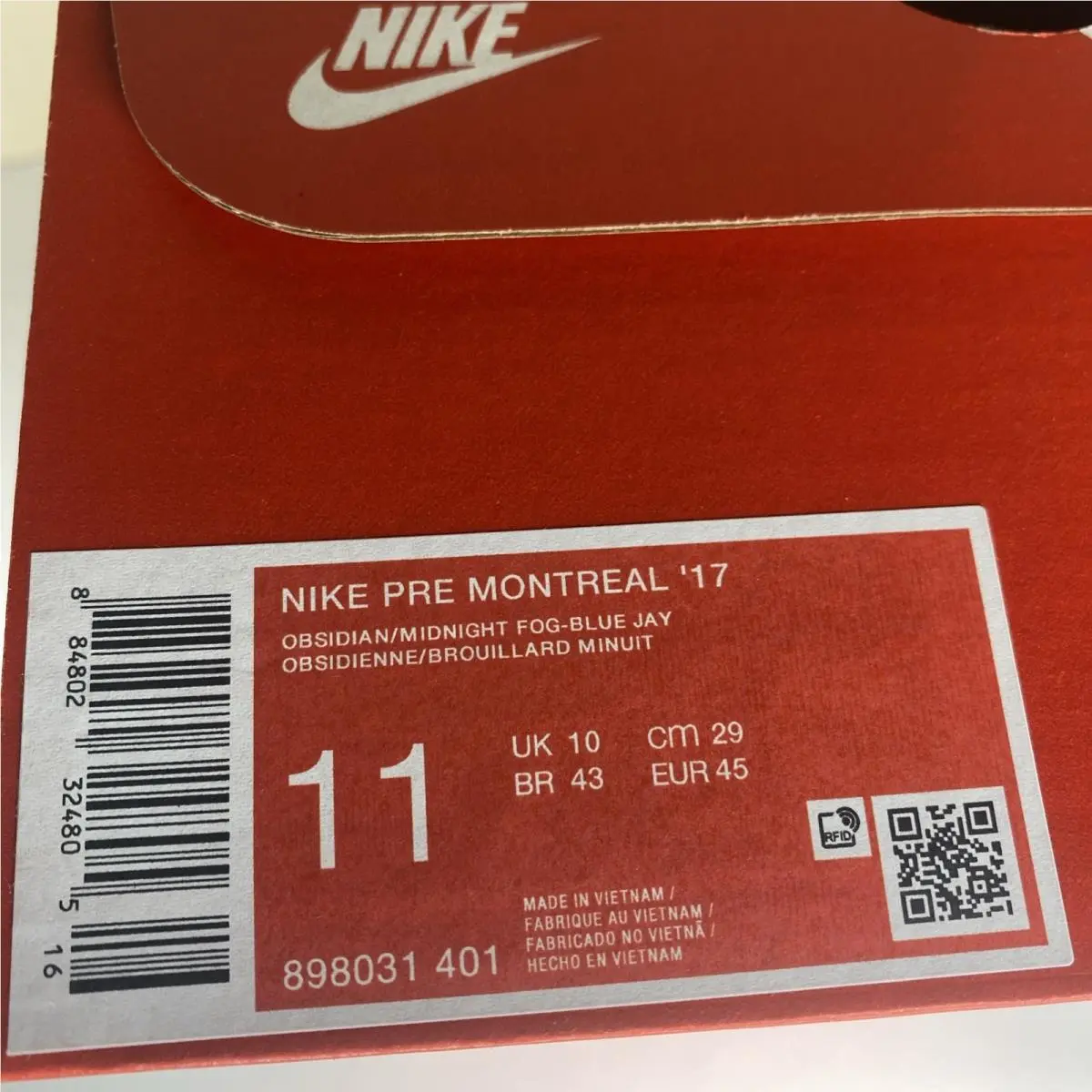 Nike shoes - Nike Pre Montreal 17 - Pre Montreal - 898031-401 - Blue (UPC: 0884802324805) 5