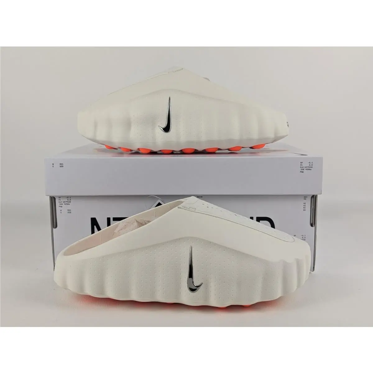 Nike Mind 001 Slide Sail Comfort HQ4309-100 Women`s Size 8
