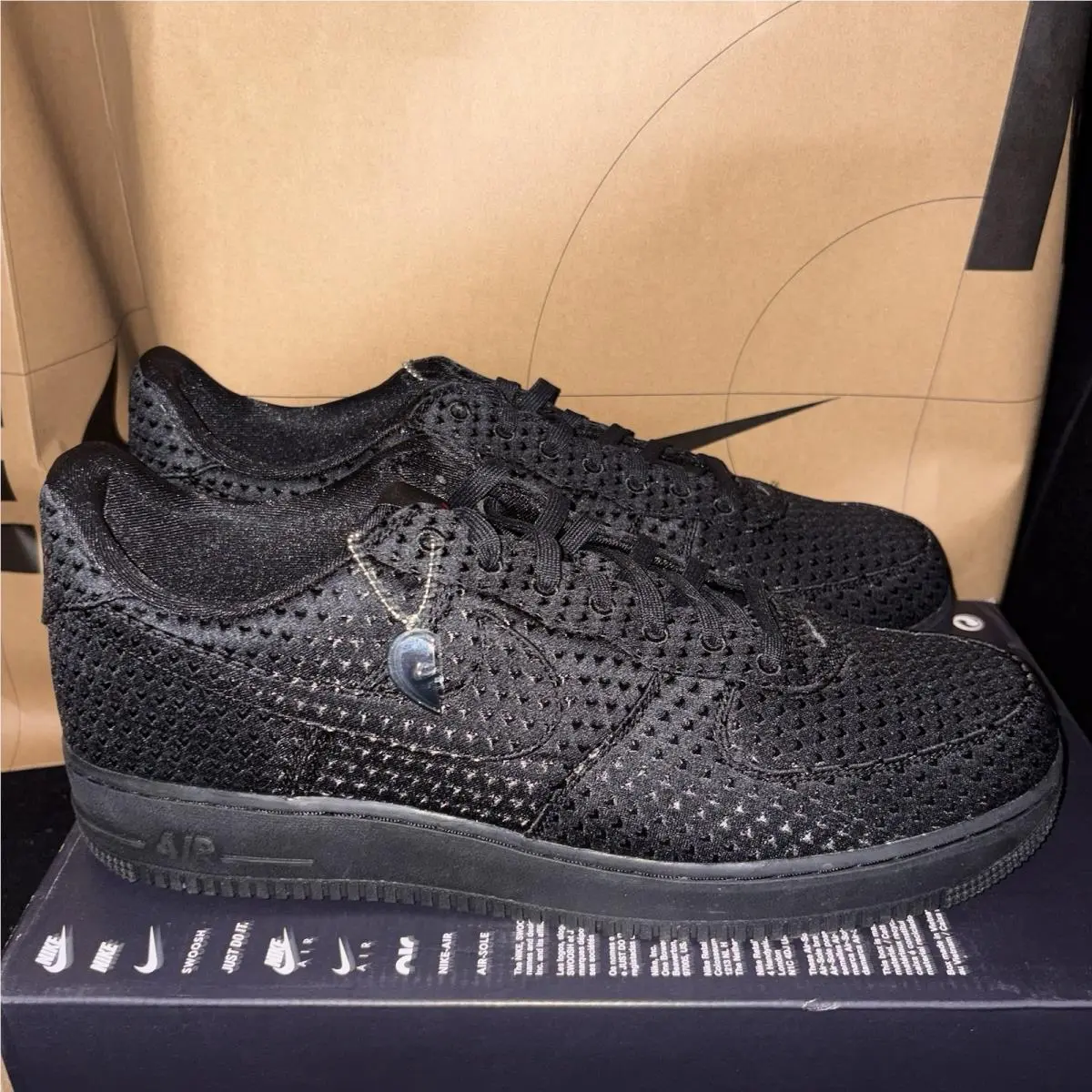 Nike Air Force 1 Low `valentine`s Day Black 2026` Nby IB6836-001 Men Size 9