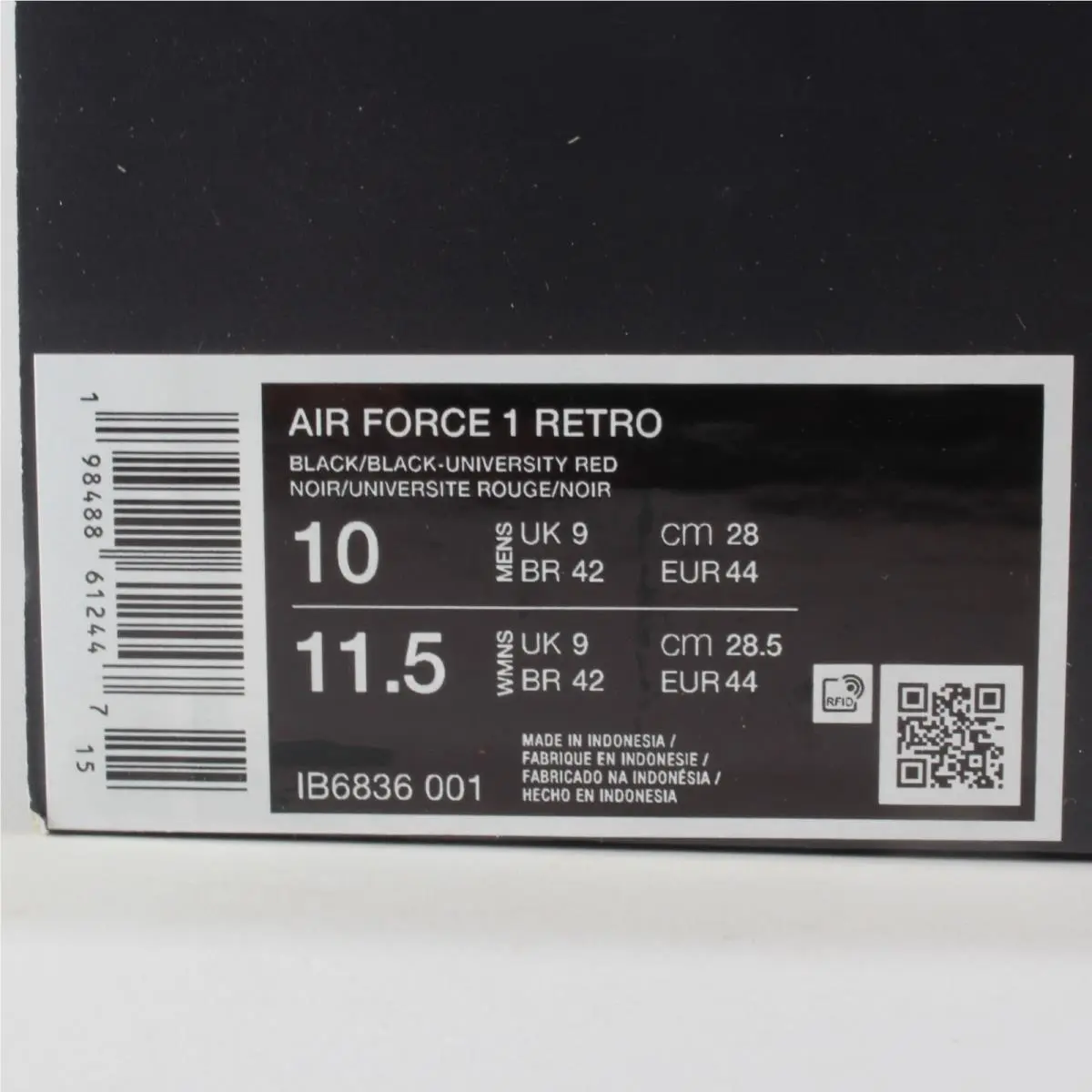 Nike shoes - Nike Air Force 1 - Air Force - IB6836-001 - Black 11
