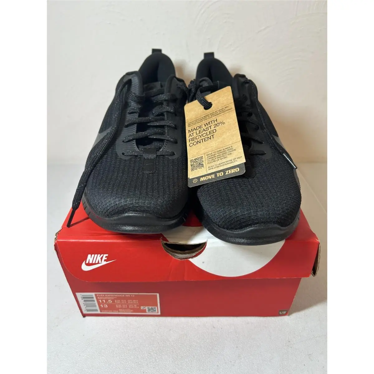 Flex Experience RN 12 Black Men Size 11.5 Shoes Athletic Running DV0740-003 by Nike