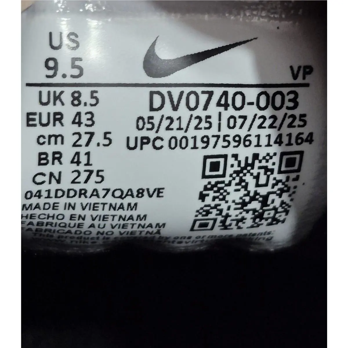 Nike shoes - Nike Flex Experience Run 12 DV0740-003 - DV0740-003 - Black (UPC: 197596114164) 5