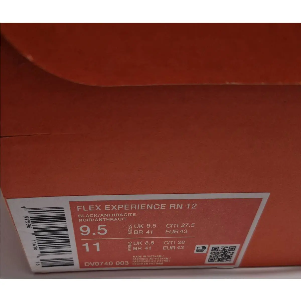 Nike shoes - Nike Flex Experience Run 12 DV0740-003 - DV0740-003 - Black (UPC: 197596114164) 7