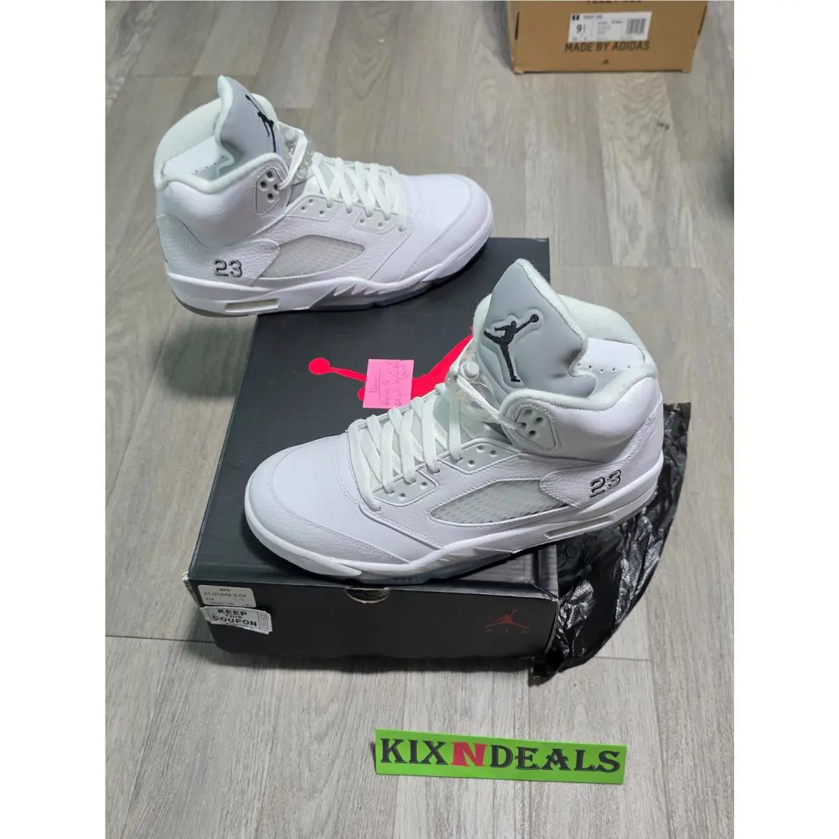Nike shoes - Air Jordan 5 - Air - 136027-130 - White (UPC: 0886549388805) 1