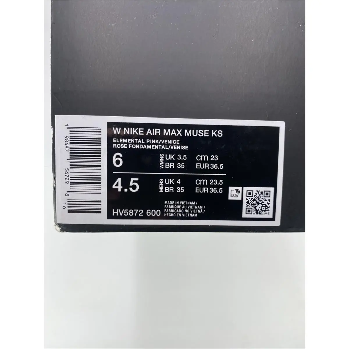 Nike shoes - Nike Air Max Muse - Air Max Muse - HV5872 600 - Elemental Pink/Venice (UPC: 198487567298) 8