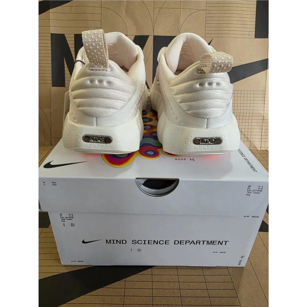 Nike shoes - Nike Mind 002 - Mind - HQ4310-100 - Ivory, Manufacturer: Sail/Chrome-Chalk-Hyper Crimson-Black 4