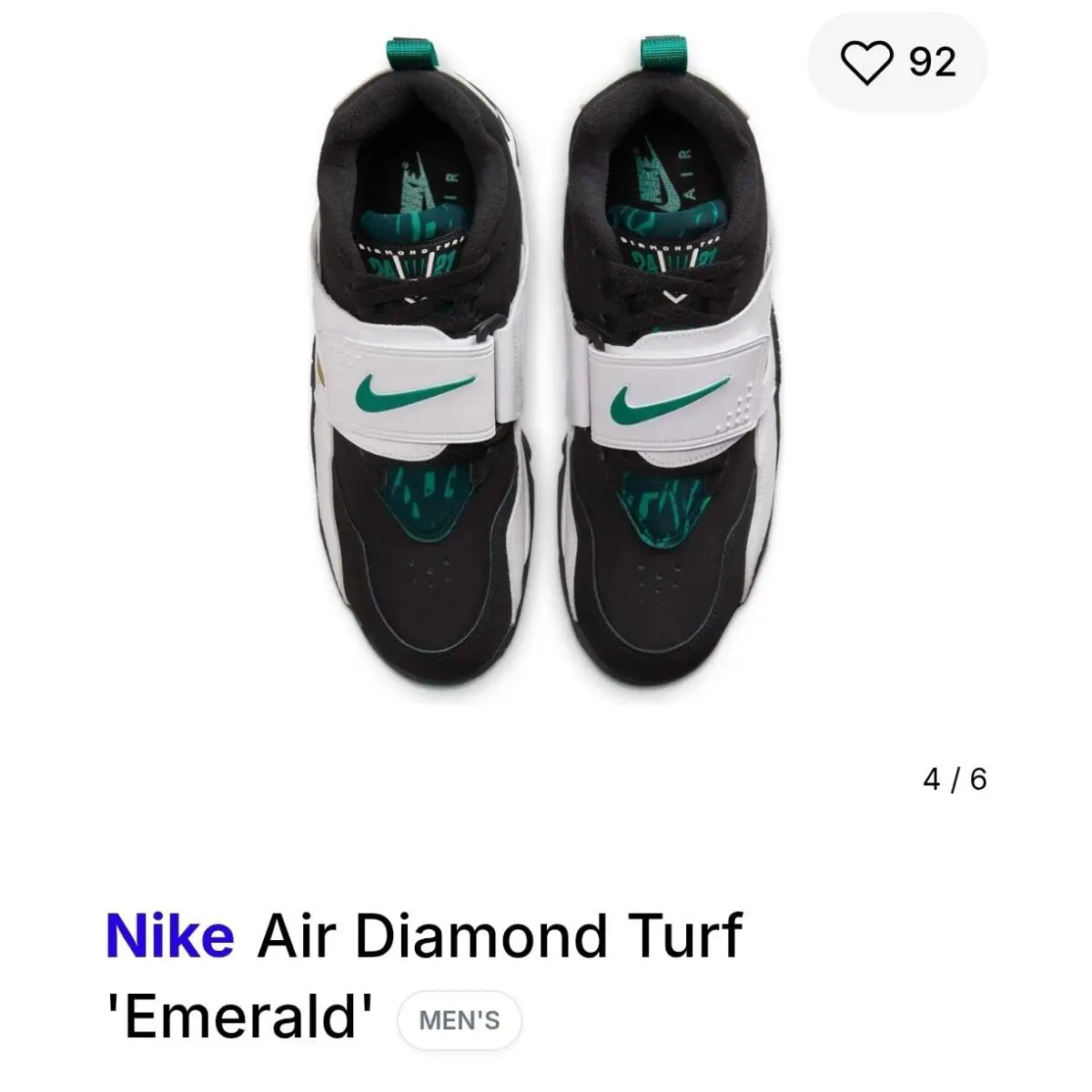 Nike shoes - Nike Air Diamond Turf - Air Diamond Turf - IB2240-001 - Black 3