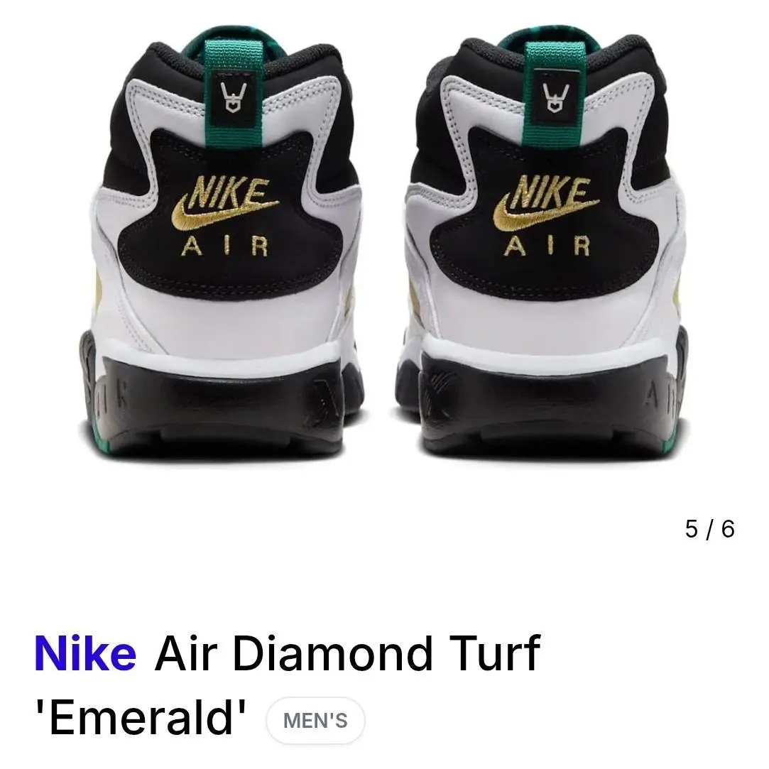 Nike shoes - Nike Air Diamond Turf - Air Diamond Turf - IB2240-001 - Black 4