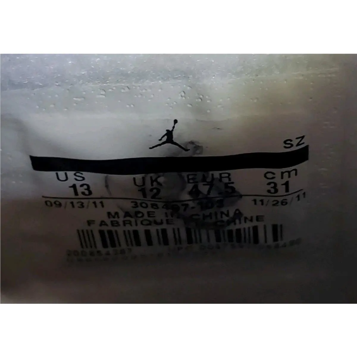 Nike shoes - Air Jordan 4 - Air - 308497 103 - Metallic 10