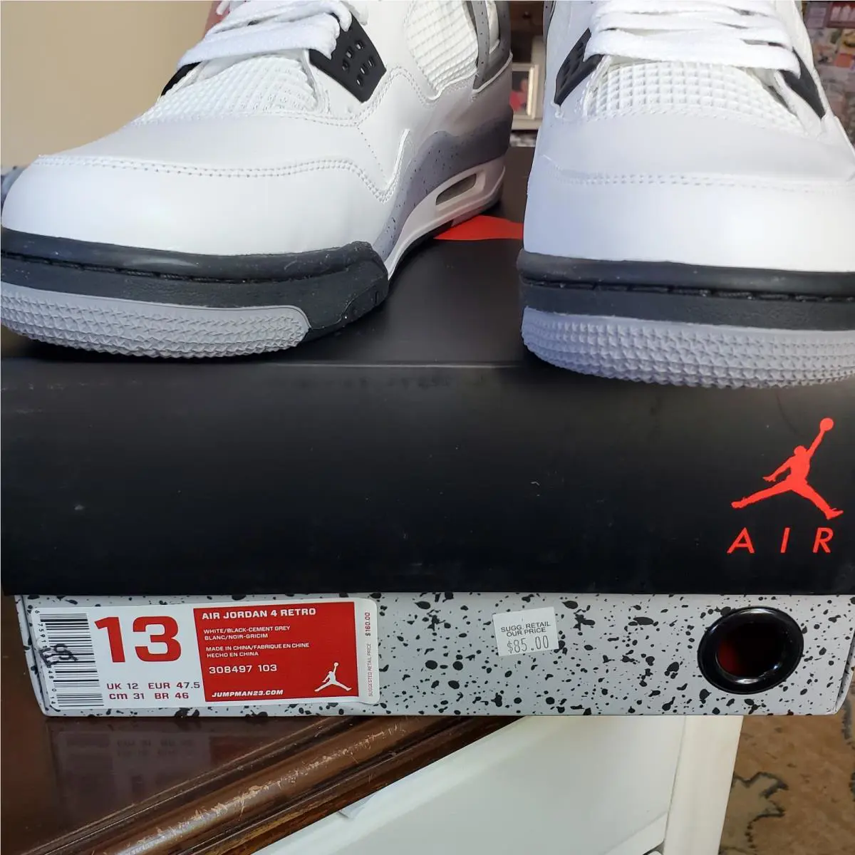 Nike shoes - Air Jordan 4 - Air - 308497 103 - Metallic 4