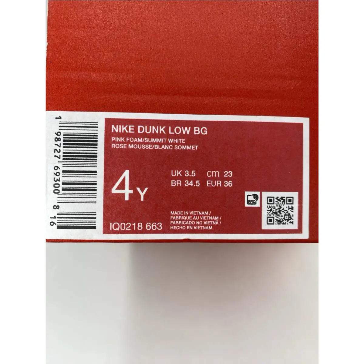 Nike shoes - Nike Dunk Low - Dunk Low - IQ0218 663 - Pink (UPC: 198727693008) 8