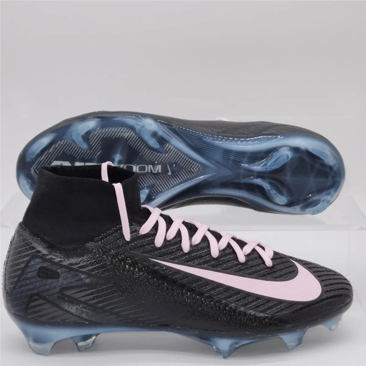 Mens Size 6 / Womens 7.5 Nike Sperfly 10 Elite FG Black Pink Soccer HF1013 001