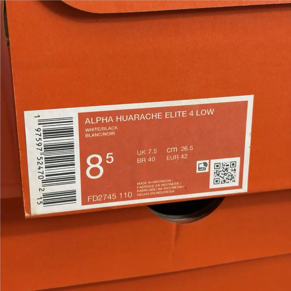 Nike shoes - Nike Alpha Huarache - Alpha Huarache - FD2745-110 - White (UPC: 197597532813) 5