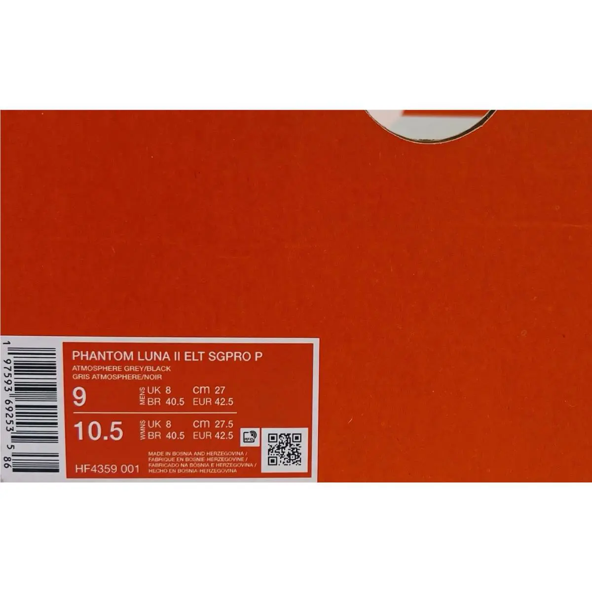 Nike shoes - Nike Phantom Luna 2 Elite - HF4359-001 - Gray 6