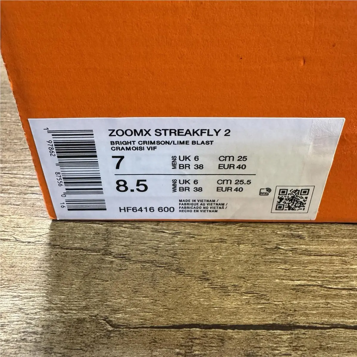 Nike shoes - Nike ZoomX Streakfly 2 - ZoomX Streakfly - HF6416-600 - Red 0