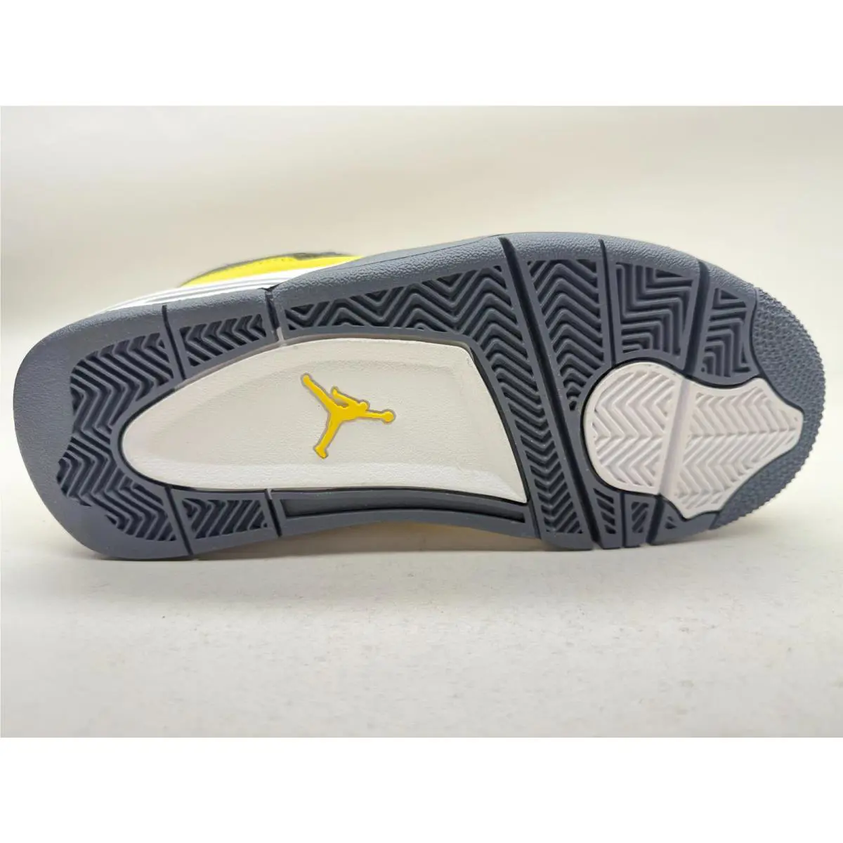 Nike shoes - Jordan 4 Retro - Retro - 408452-700 - Tour Yellow/White-Dark Blue Grey (UPC: 195238796112) 8