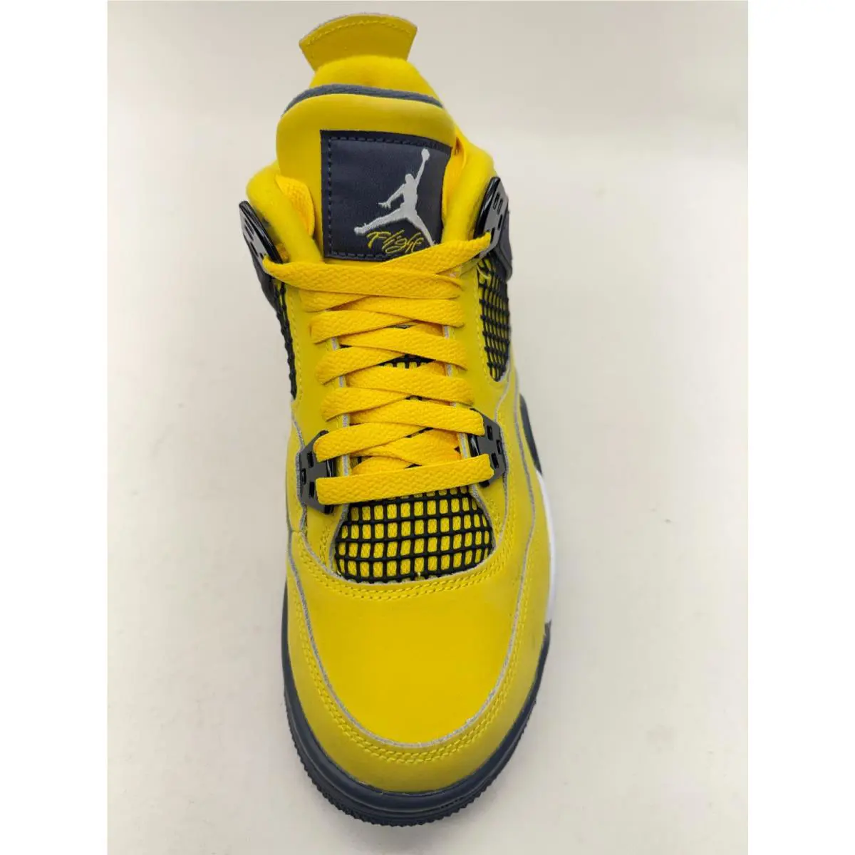 Nike shoes - Jordan 4 Retro - Retro - 408452-700 - Tour Yellow/White-Dark Blue Grey (UPC: 195238796112) 9