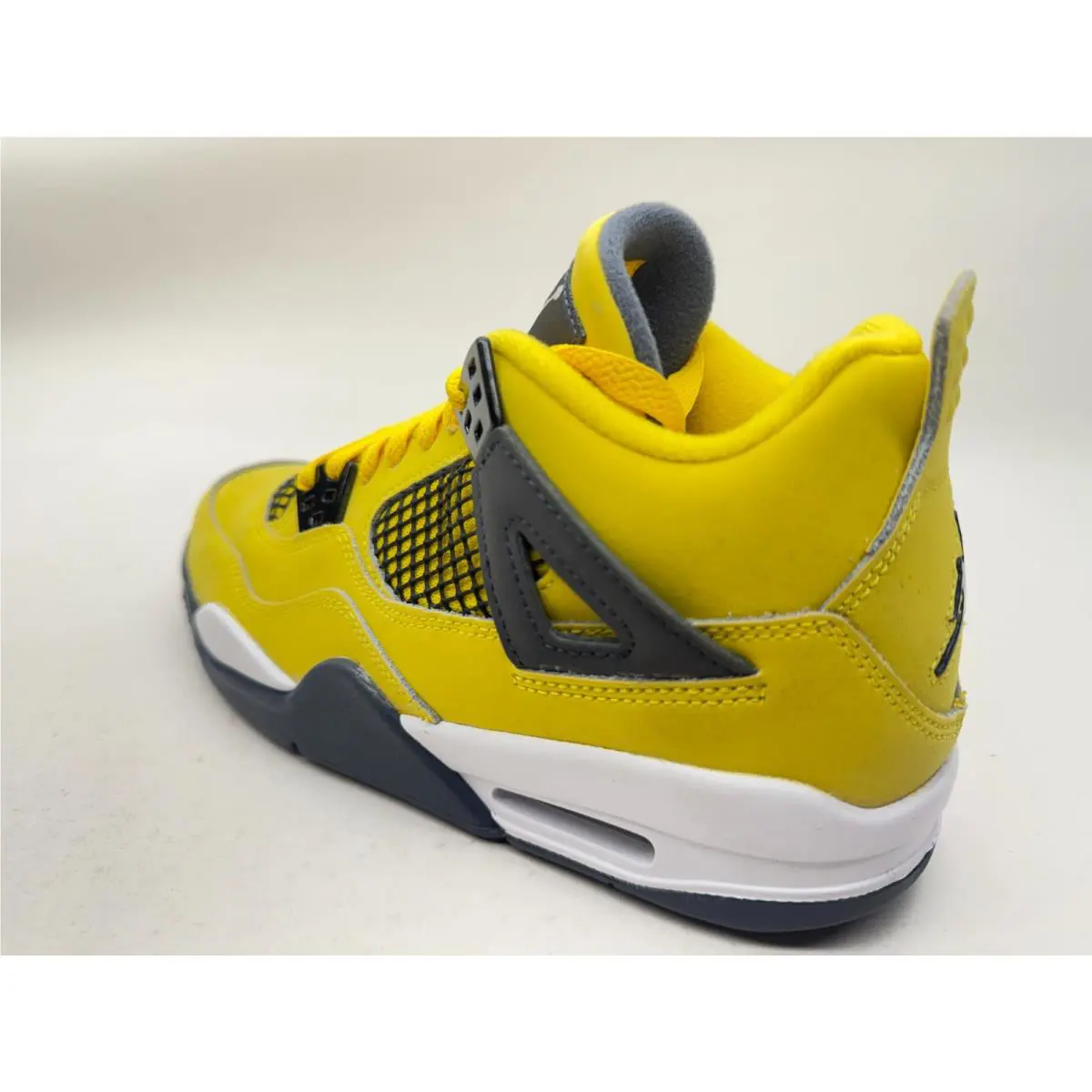 Nike shoes - Jordan 4 Retro - Retro - 408452-700 - Tour Yellow/White-Dark Blue Grey (UPC: 195238796112) 12
