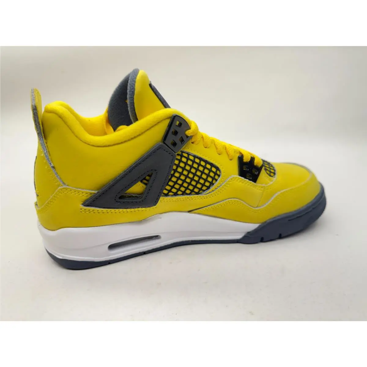 Nike shoes - Jordan 4 Retro - Retro - 408452-700 - Tour Yellow/White-Dark Blue Grey (UPC: 195238796112) 14