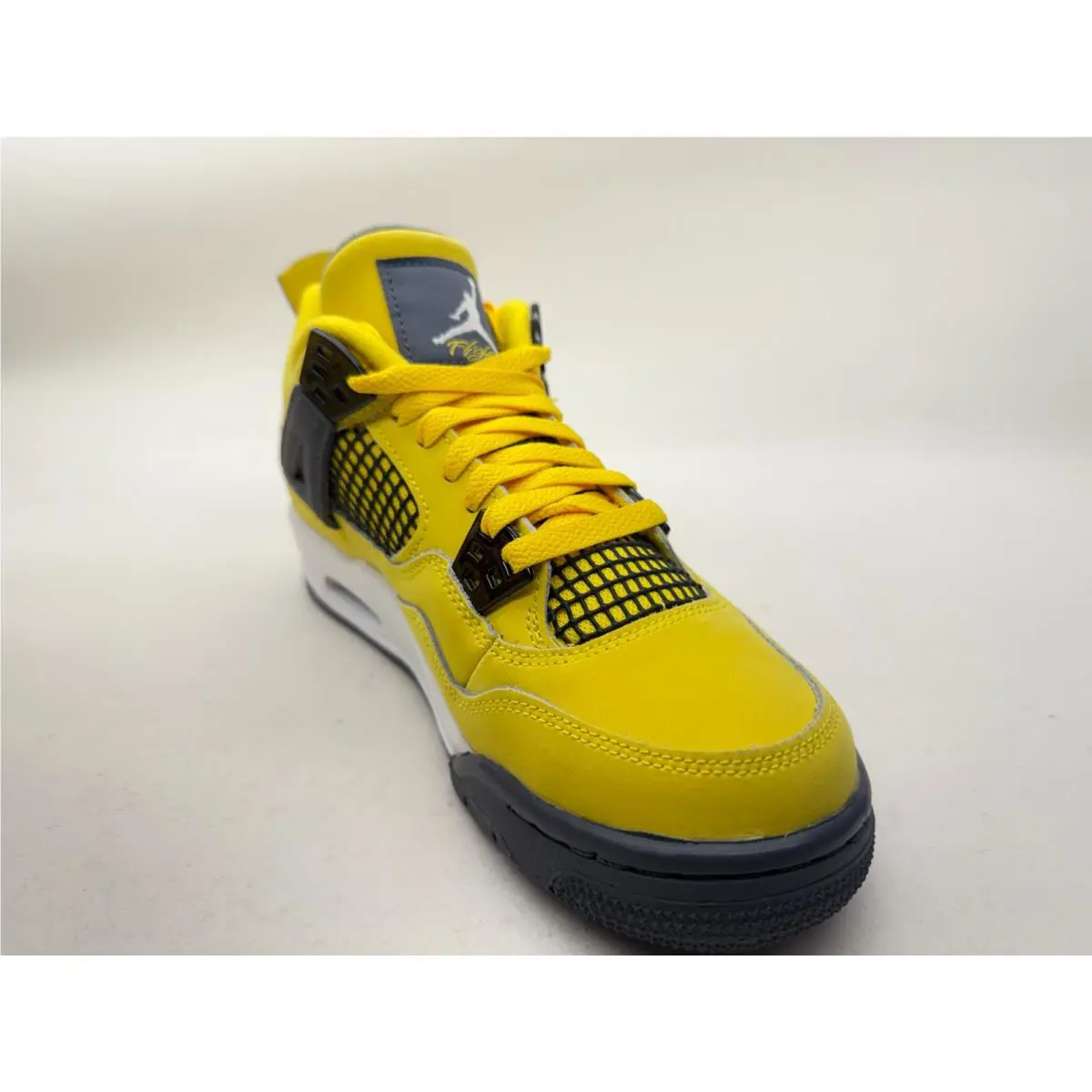 Nike shoes - Jordan 4 Retro - Retro - 408452-700 - Tour Yellow/White-Dark Blue Grey (UPC: 195238796112) 15