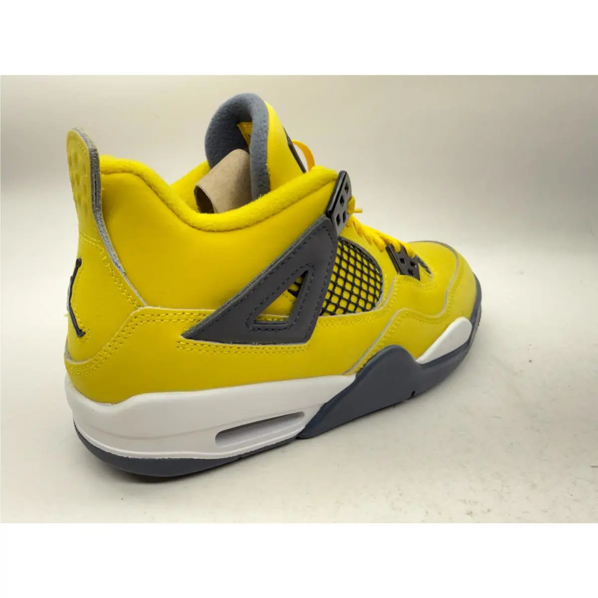 Nike shoes - Jordan 4 Retro - Retro - 408452-700 - Tour Yellow/White-Dark Blue Grey (UPC: 195238796112) 2