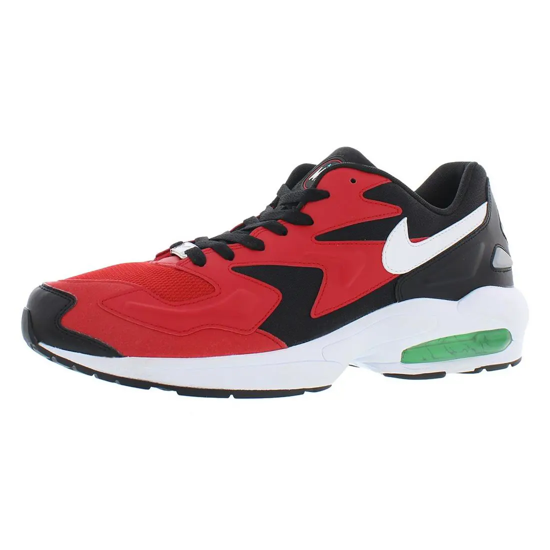 Nike Air Max2 Light Unisex Shoes Size 13 Color: Black/white/university Red - Red, Full: Black/White/University Red