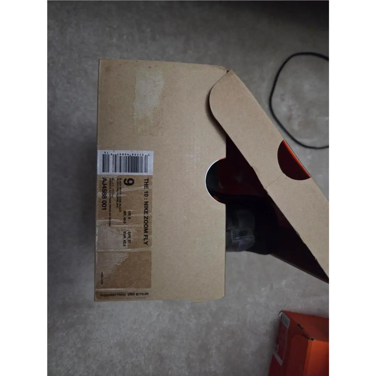 Nike shoes - Nike Zoom Fly - Zoom Fly - AJ4588-001 - Black 9