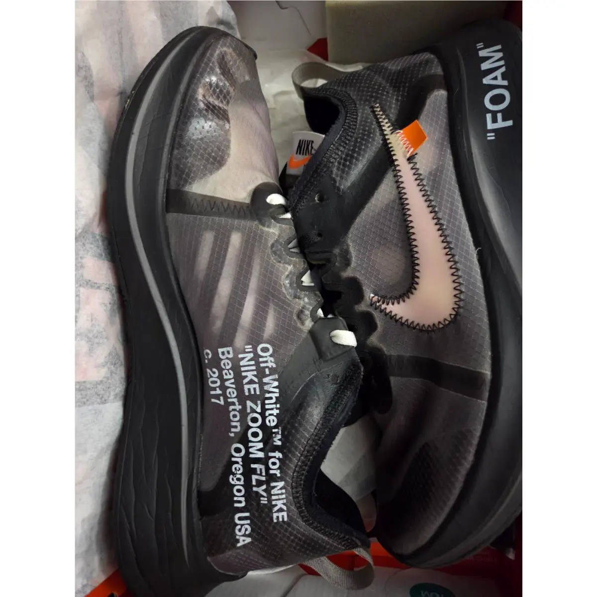 Nike shoes - Nike Zoom Fly - Zoom Fly - AJ4588-001 - Black 5