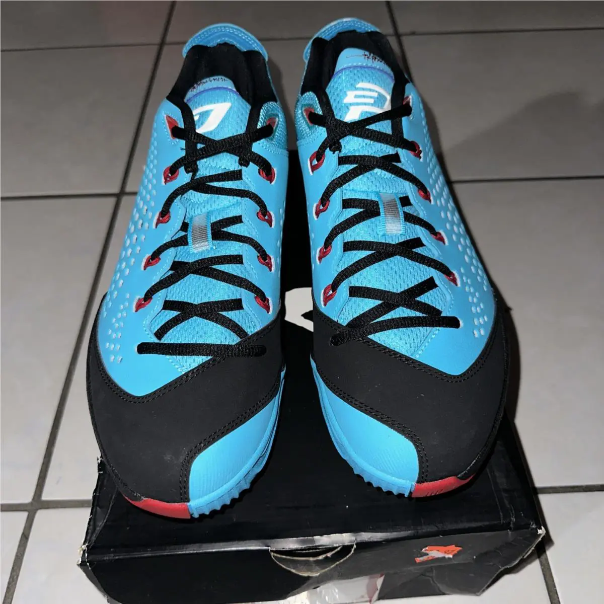 Nike shoes - Jordan CP3 VII - VII - 616805 402 - Gamma Blue, Manufacturer: Gama Blue Black White Gym Red (UPC: 0666003449453) 0