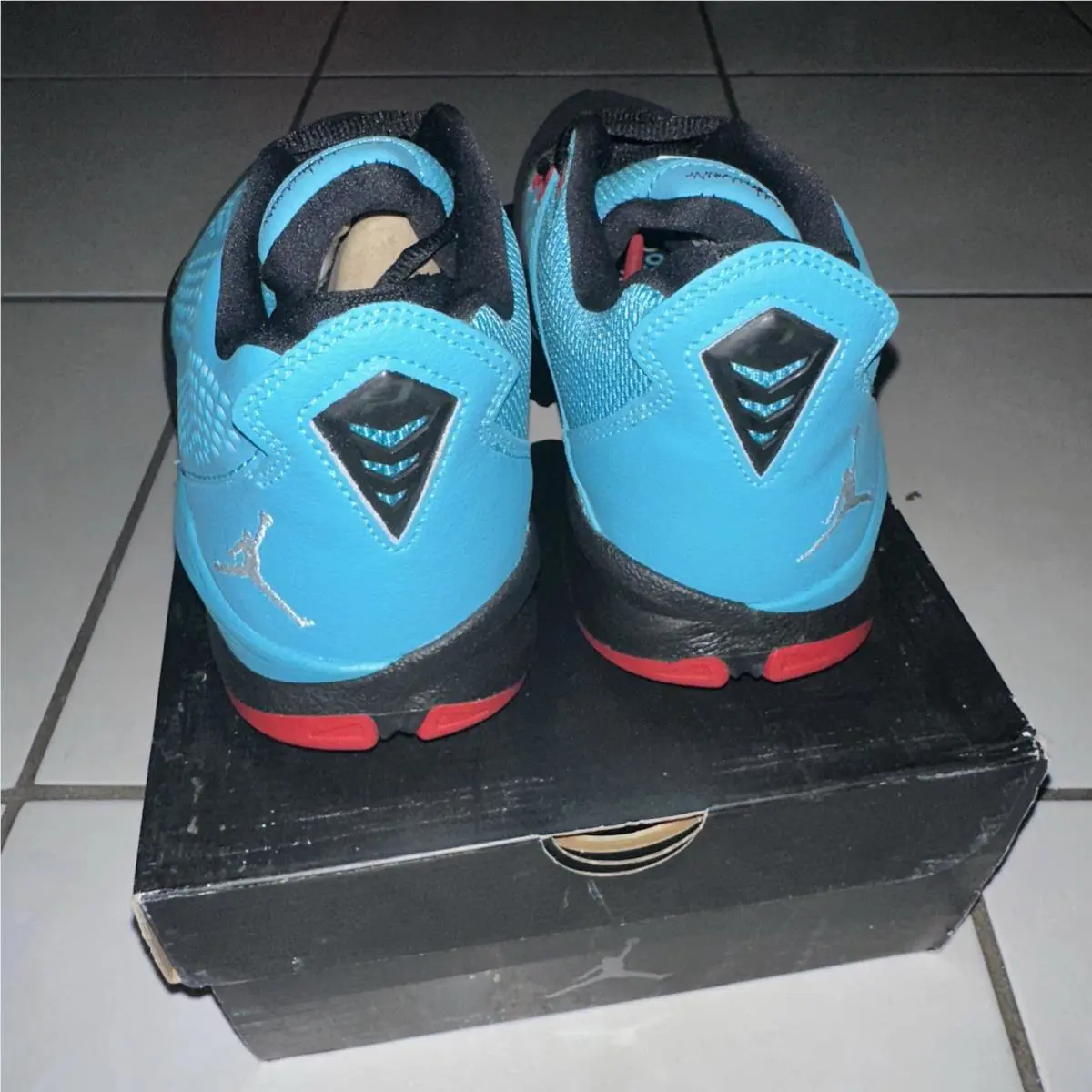 Nike shoes - Jordan CP3 VII - VII - 616805 402 - Gamma Blue, Manufacturer: Gama Blue Black White Gym Red (UPC: 0666003449453) 2