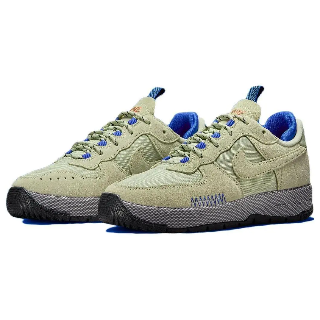 Nike Air Force 1 Wild Women`s Size 10 Olive Aura/ Racer Blue FB2348-301 - Olive Aura, Racer Blue