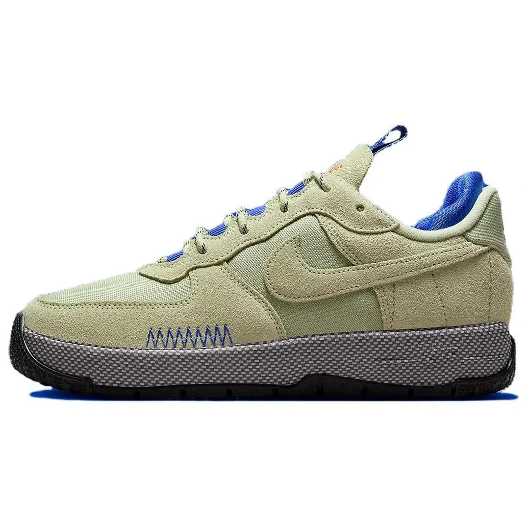 Nike shoes - Nike Air Force 1 - Air Force - FB2348-301 - Olive Aura, Racer Blue (UPC: 196975573752) 1