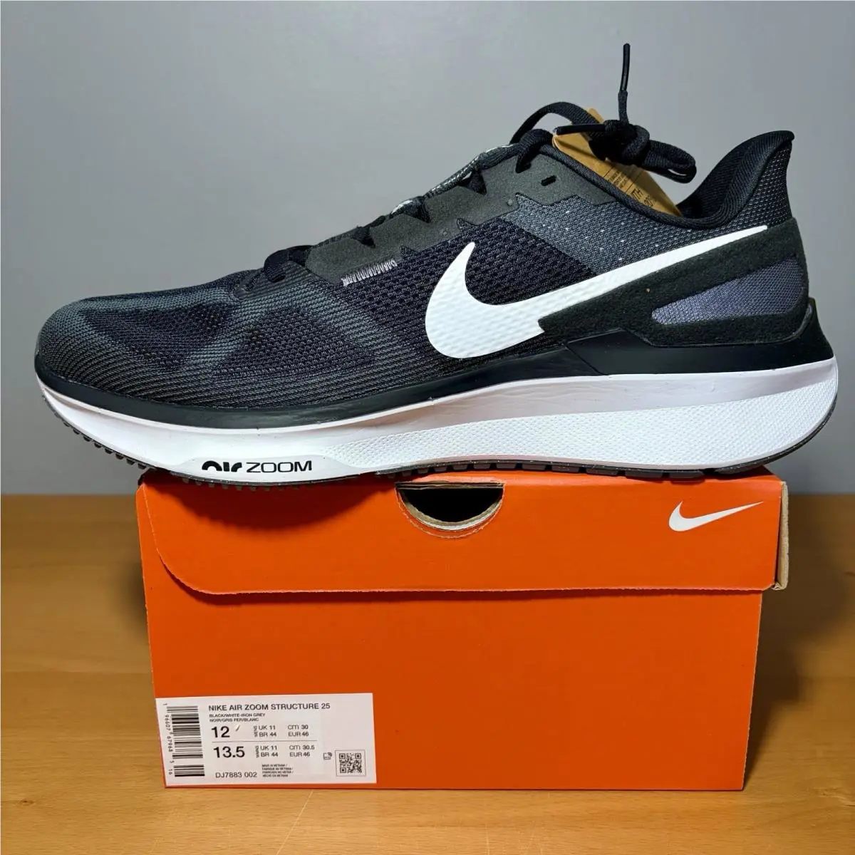 Nike shoes - Nike Air Zoom Structure 25 - DJ7883-002 - Black 0