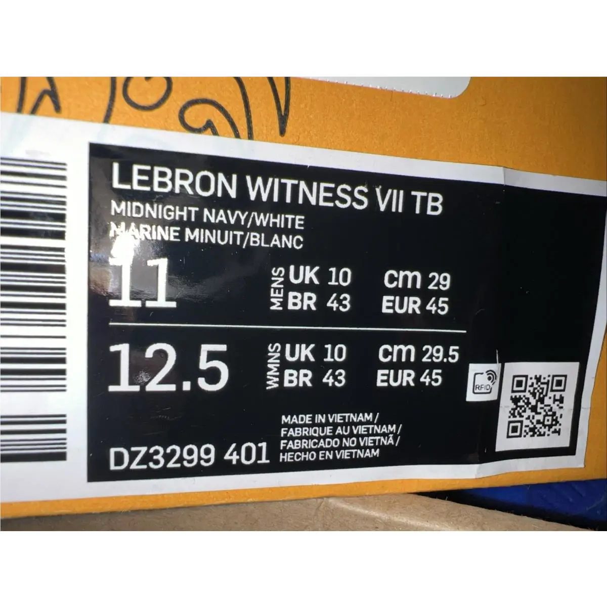 Nike shoes - Nike LeBron Witness - LeBron Witness - DZ3299 401 - Blue (UPC: 196606996394) 5